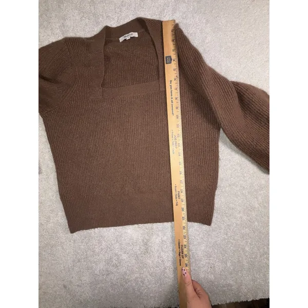 Madewell Square Neck Sweater M Ribbed - Image 6