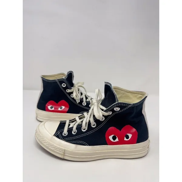 Comme Des Garcons PLAY x Converse Unisex Chuck Taylor Sneaker Men 5.5 Women 7.5 - Image 6