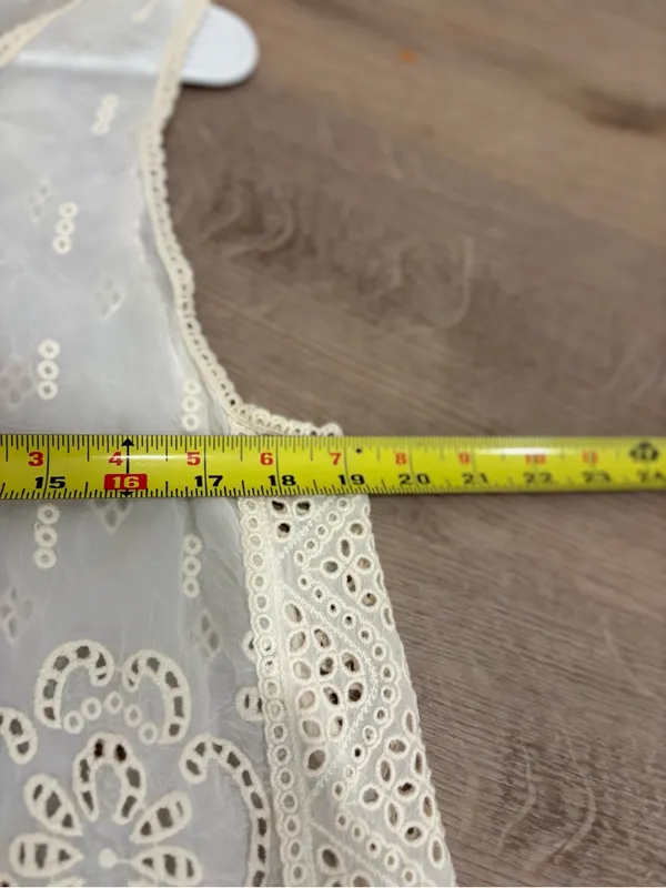 Johnny Was White Eyelet Lace Sleeveless Camisole - Image 6