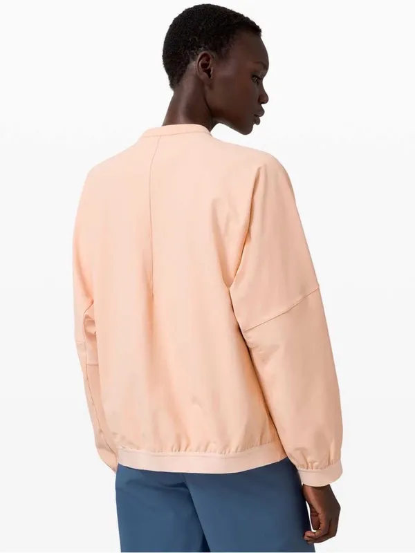 Lululemon lab Kosaten jacket peach satin XS nwot - Image 3