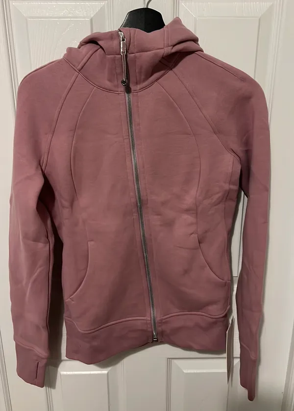 Lululemon Scuba Hoodie Jacket Zip-Up ColourRose Blush - Image 4