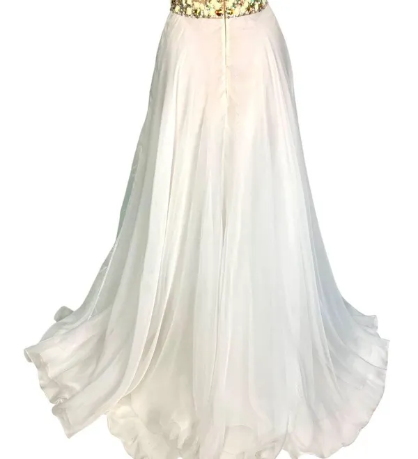 Sherri Hill Embellished Sweetheart Neckline Strapless Gown Size 4 Pageant Prom - Image 7