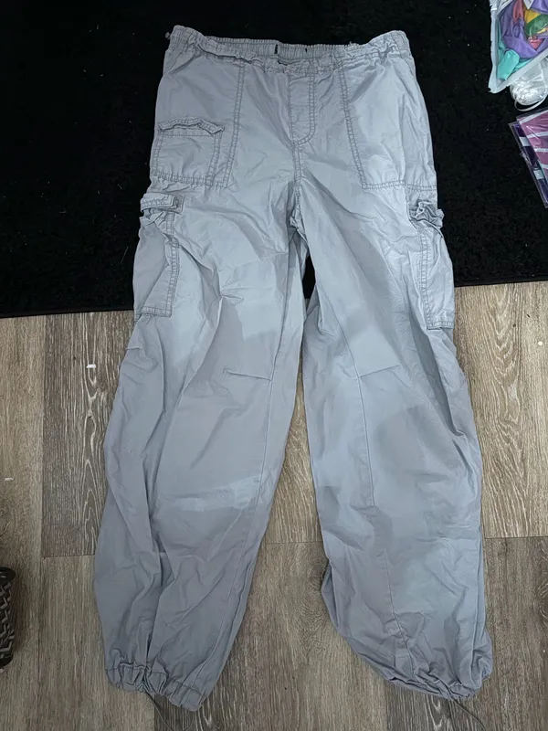 Aeropostale Parachute Pants Baggy Cargo - Image 3