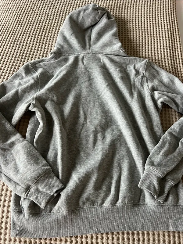 mandee Heather Gray Hooded Pullover Sweatshirt Size M - Image 3