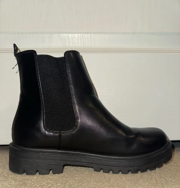 Soda black womens round toe ankle boot - Image 7