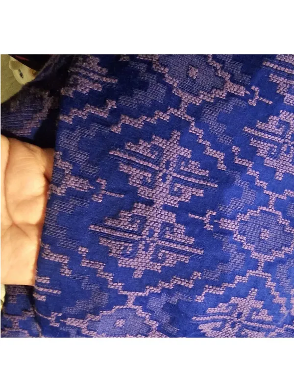 Maeve for Anthropologie Blue Purple Geometric Print Mini Dress Size 12 - Image 8