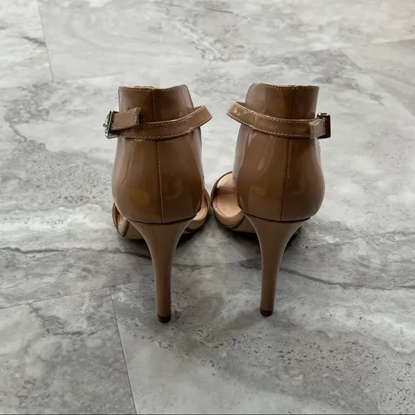 Charlotte Russe Nude Stiletto‎ Sandals Heels Size 9 - Image 5