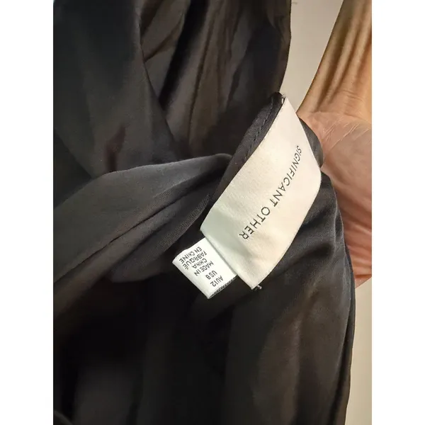 Significant Other Darcy Backless Dress In Black - Size 8 US NEW $256 - Image 8