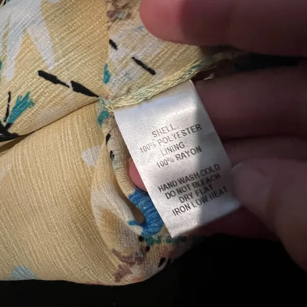 Lulu's Exclusive Yellow Wrap Dress. ‎ M - Image 11