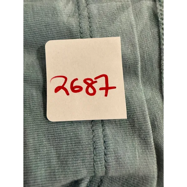 Lululemon Womens Heathered Light Blue Short Sleeve Athletic T-Shirt Slim‎ Fit - Image 8