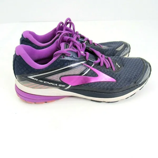 Brooks Ravenna 8 Running Shoe Womens‎ (Size 8) 1202381B454 Blue Purple White - Image 3