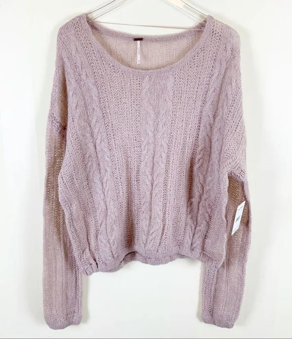 Free People Angel Pointelle Knit Sweater - Image 2