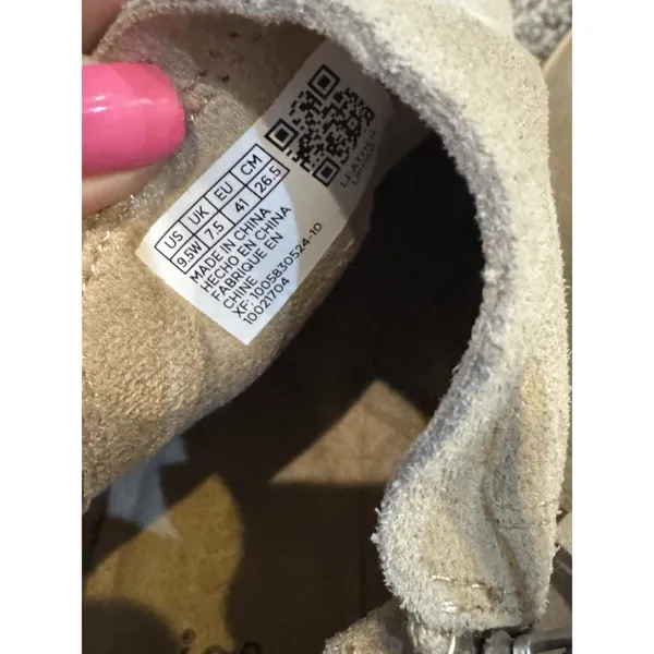 Tom's Maude‎ Wedge Bootie In Natural Size 9.5W - Image 9
