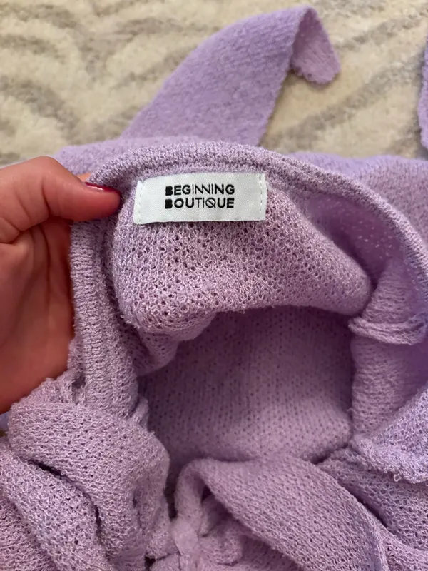 Beginning boutique, purple dress - Image 2
