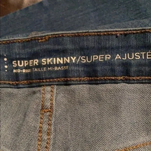 Old Navy‎ Super Skinny Mid-Rise Jean Size 1… - Image 3