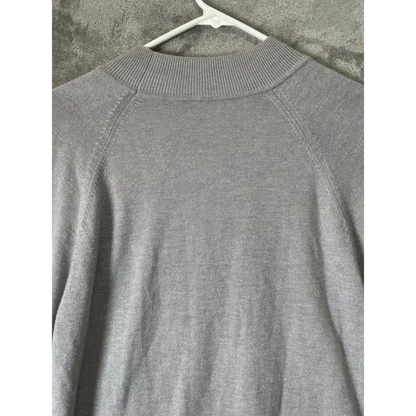 Lululemon Soft Shine Sweater Heathered Silver Drop / Antique‎ Silver 10 Cashlu - Image 4