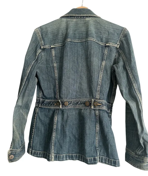 Liz Claiborne Jeans Petite medium-wash denim jacket vintage - Image 3