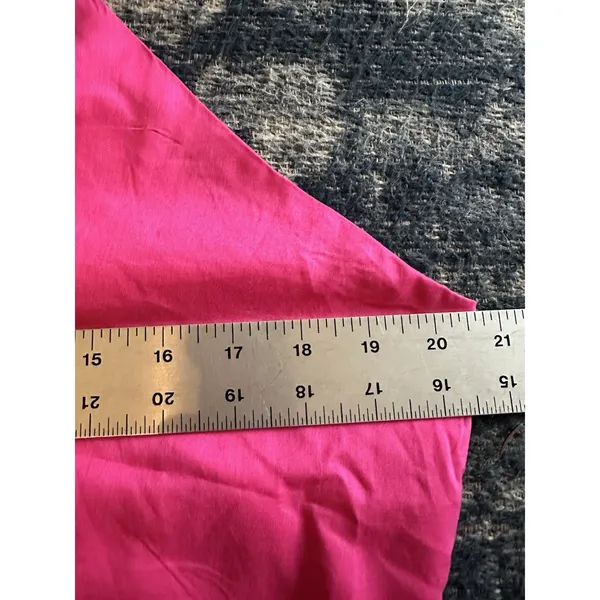 Ann Taylor Pink Peplum Top Criss Cross Halter Sleeveless Size Medium Preppy NEW - Image 6
