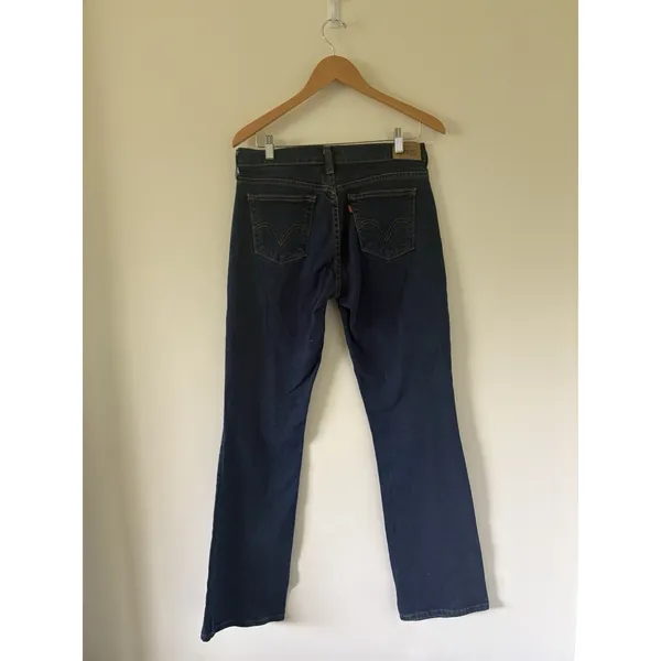 Vintage Y2K Mid rise Boot Cut 515 Levi’s Jeans Size 8 Long Dark Wash Flare - Image 8