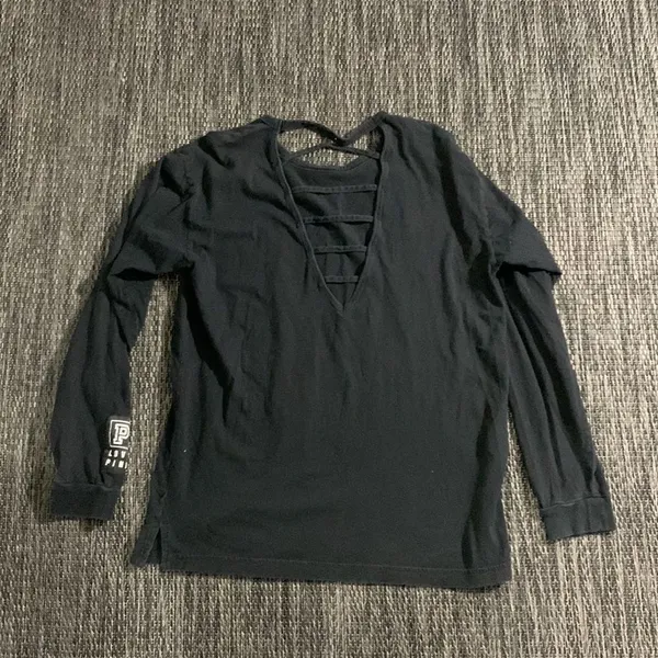 PINK black long sleeve - Image 2