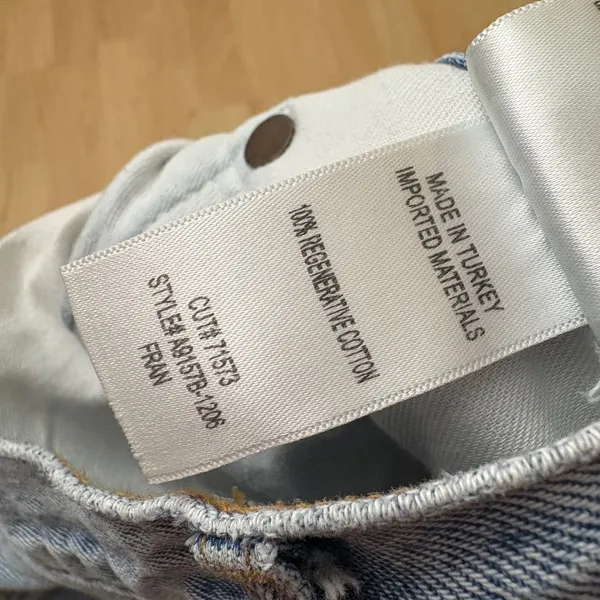 AGOLDE Fran Low Slung Easy Straight Jeans in‎ Force Size 31 - Image 5
