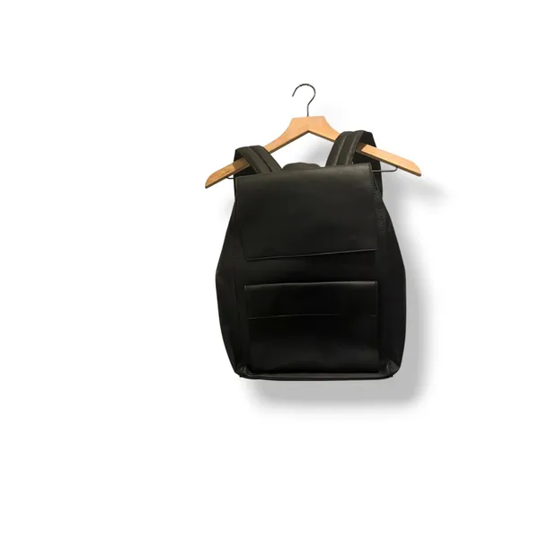 Zara Black Laptop Backpack Work Bag NWT – Quiet Luxury Minimalist - Image 5