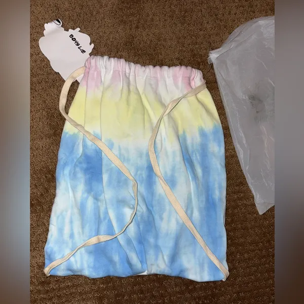 NWT Boys Lie Unreleased Cotton Candy Drawstring Tie Dye Backpack‎ w/signature - Image 4