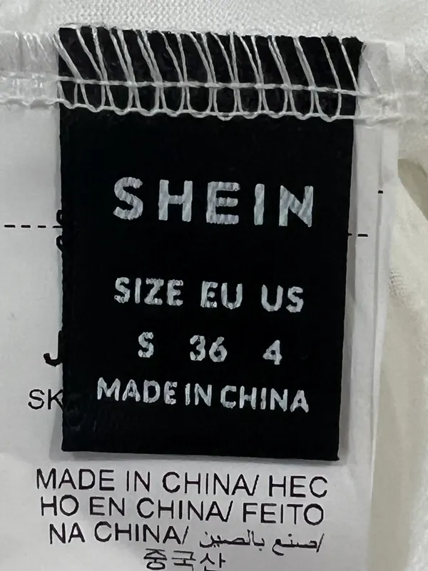 Shein White Sundress Flowy - Image 3
