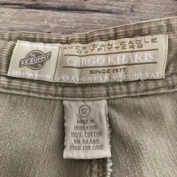 Corduroy Cargo Khakis Women’s Size 12 - Image 7