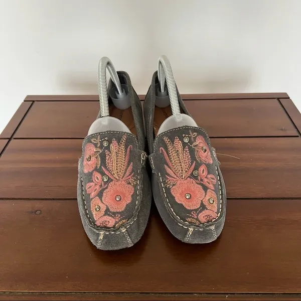 BareTraps Otella Suede Embroidered Women's Shoe Size 8 #771 - Image 6