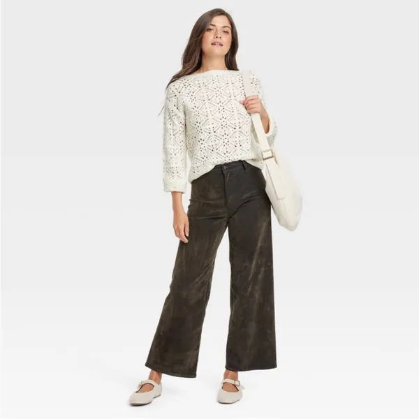 Universal Threads openwork sweater - Image 3