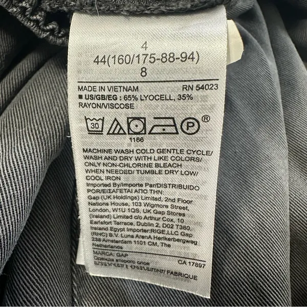 GAP Gray Casual  Neutral Pants with back pockets - Image 7