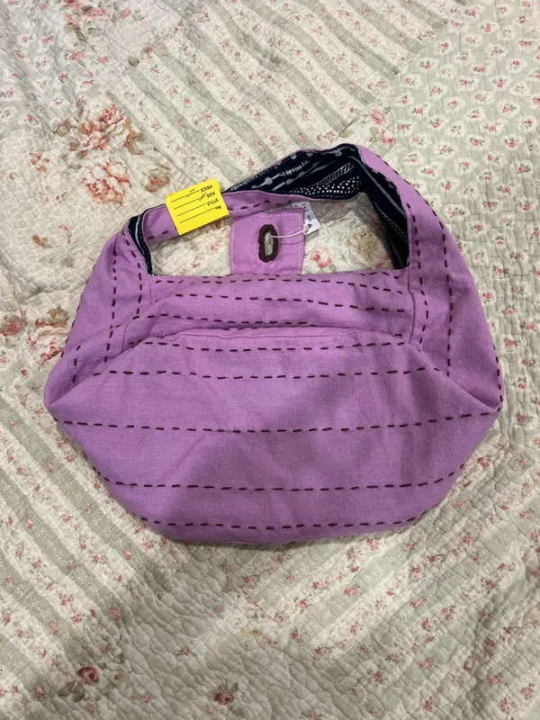 Y2K Purple Smiley Face Tote Bag - Image 2