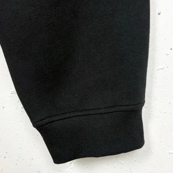 Lululemon Scuba High Rise Cropped Jogger Cotton Terry Drawcord Black Size 8 - Image 12