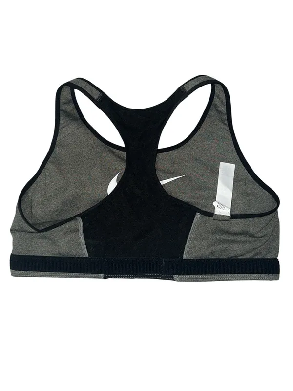 Women's Nike Victory Shape Grey/Black High Support Non Padded Sports Bra - Image 4