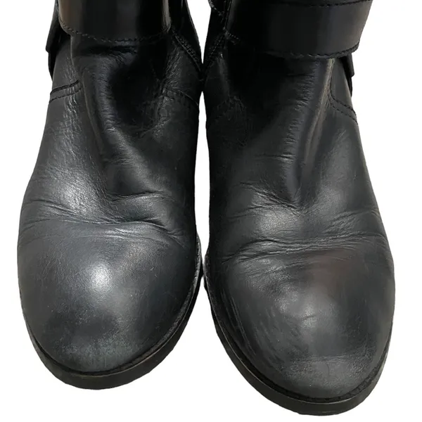 SEYCHELLES Tall Black Riding Leather Boots 7.5 - Image 4