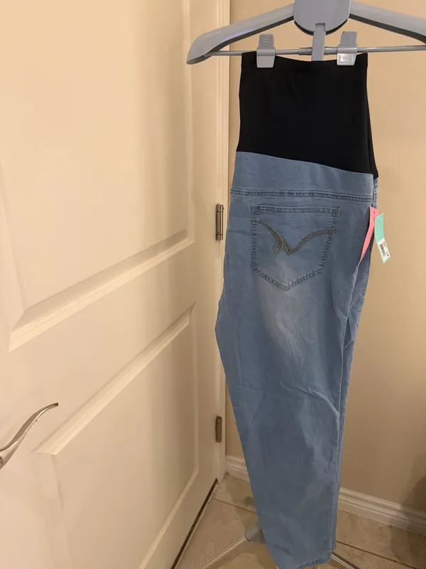 Oh mamma maternity pant Blue Size XXL - Image 4