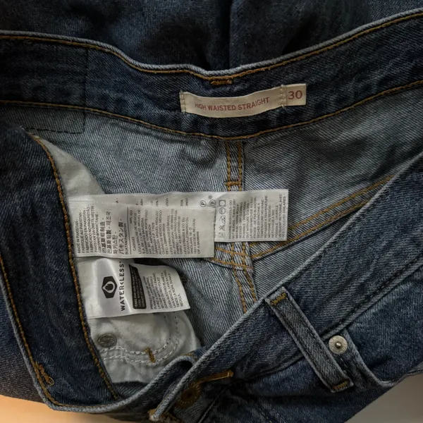 Levi’s High-Waisted Straight Jeans - Image 4