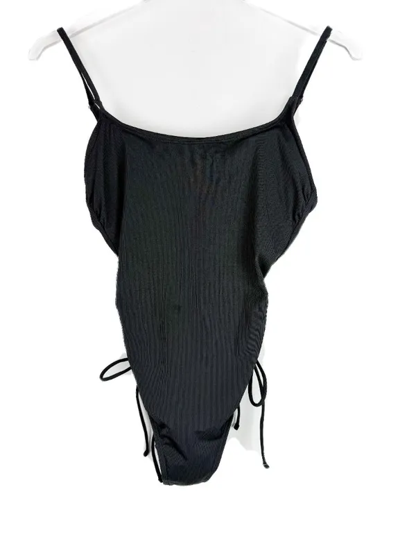 NWT Shade & Shore Ribbed Adjustable Medium Coverage One Piece Swimsuit Size XS - Image 2