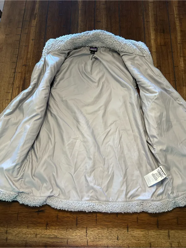 Patagonia Los Gatos Fleece Vest Women’s Medium Gray Full Zip Size M - Image 6
