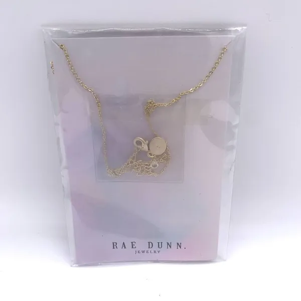 Rae Dunn I Couldn’t Say “I Do” Without You Jewelry 16+2” CZ GoldTone Necklace - Image 3