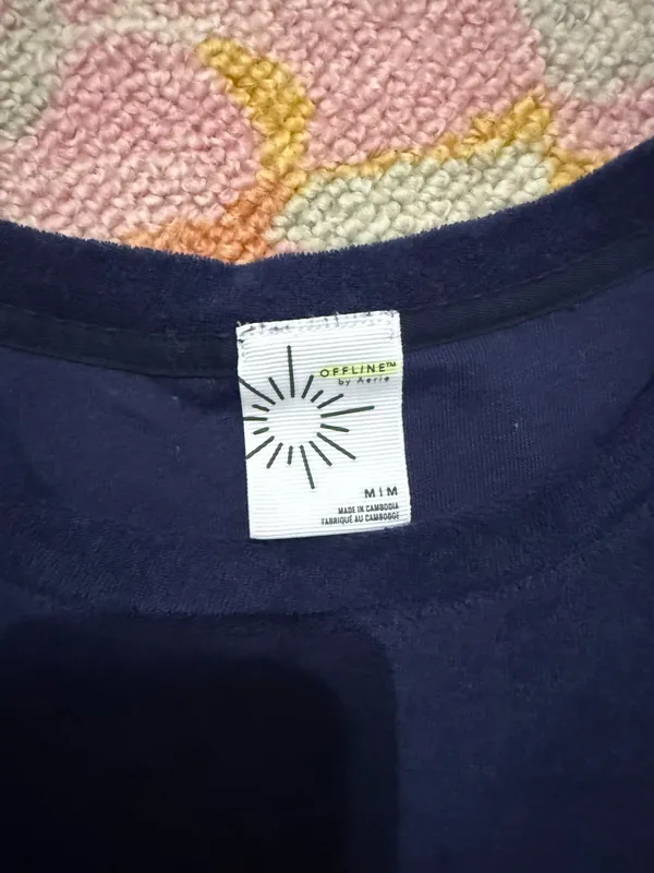 Offline by Aerie Terry Cloth Cropped Tee - Image 2