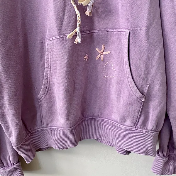 NWOT Free People Love Letters Hoodie - Image 9