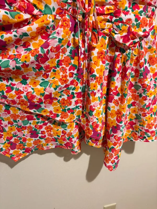 Princess Polly Barrett Mini Dress in Multi Floral - Image 12