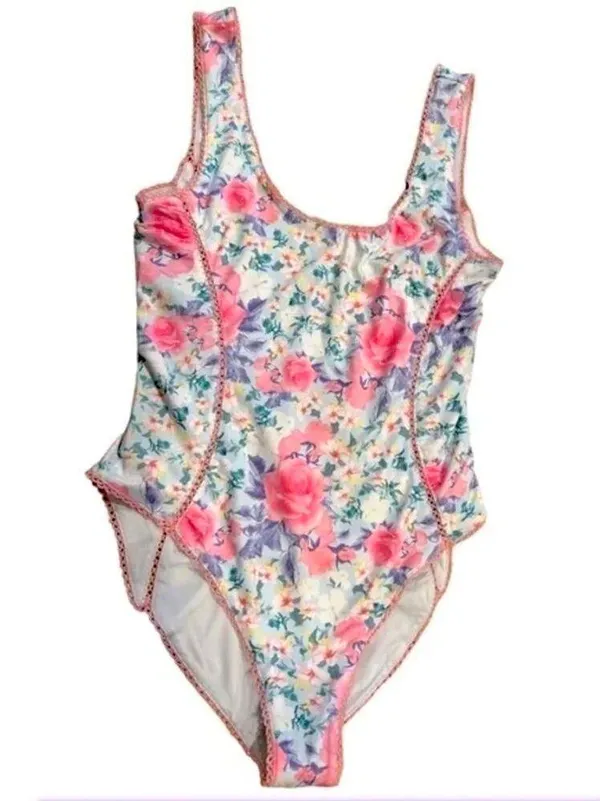 LoveShackFancy Mikkel Floral One-Piece Swimsuit Size XS‎ NWT - Image 5