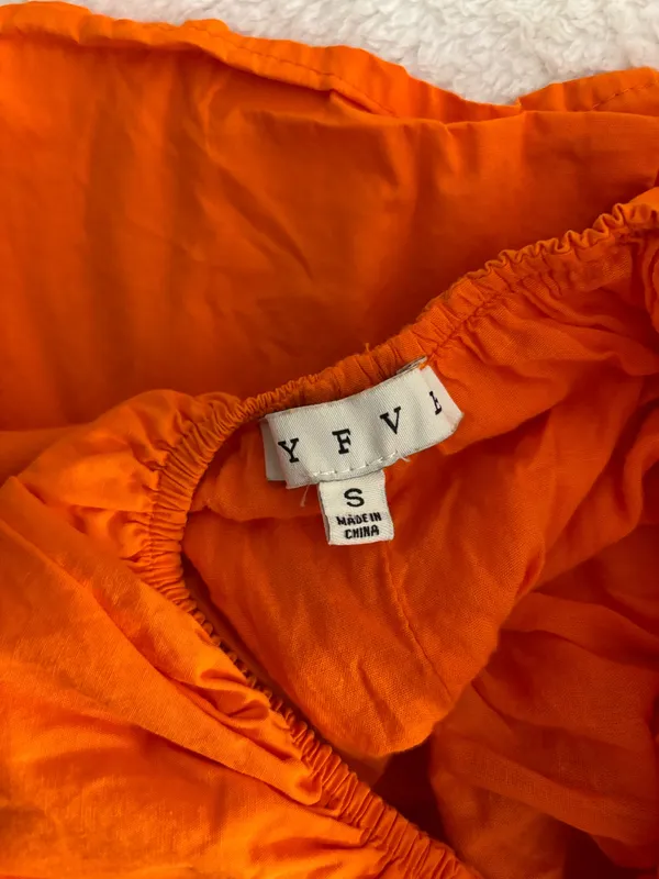 Dry Goods Orange dress - Image 4