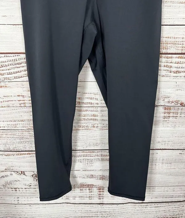 Double Zero Women's Activewear Stretch Yoga Leggings Black Large - Image 4