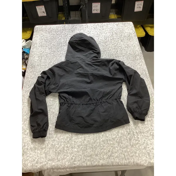 Calia‎ Womens XS Hooded Windbreaker Pure Black Water Repellent WAX14309 NWT - Image 4