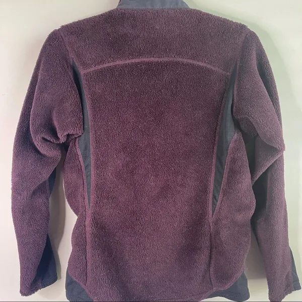 Vintage patagonia deep pile Retro X Plum purple‎ full zip jacket small women's - Image 5