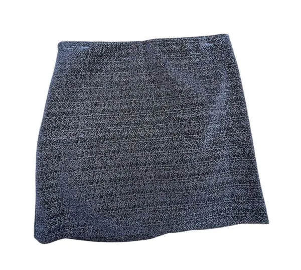 ZARA TRF navy sparkly mini skirt| Size: Medium - Image 4